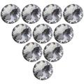 BESTONZON 20pcs Sofa Clear Crystal Buttons Bed Headboard Buttons Upholstery Button