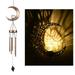 Metal Windbell Solar Wind Chime With Led Light Outdoor Garden Night Light Decoration Waterproof Wind Chimes Lamp For Patio Balcony Courtyard Hallway