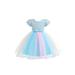 Thaisu Bowknot Girls Pageant Party Dresses Kids Special Occasion Dress