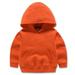 Baby Deals! Toddler Girl Clothes Clearance Baby Girl Clothes Sale Baby Toddler Kid Boy Girl Fall Winter Pocket Hoodie Sweatershirt Solid Casual Sweatshirt Sports Top Pullover 18 Months-8 Years