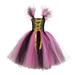 HAPIMO Girls s Party Gown Birthday Dress Solid Lace Splicing Princess Dress Square Neck Drawstring Halloween Mesh Cute Sleeveless Holiday Lovely Relaxed Comfy Pink 6-7 Y