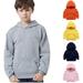 DxhmoneyHX Kids Girls Boys Soft Brushed Fleece Hoodies Toddlers Casual Basic Pullover Hooded Sweatshirt 1.5-8 Years