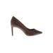 Banana Republic Heels: Slip-on Stilleto Cocktail Brown Shoes - Women's Size 9 1/2 - Pointed Toe