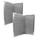 2-Pack Air Filter Factory R610038 610038 Compatible for Broan Aluminum Mesh Grease Filter