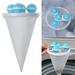 Wozhidaoke Crevice Cleaning Brush Washing Machine Float Filter Mesh Bag Hair Filter Hair Remover Cleaning And Decontamination Laundry Ball Laundry Care Ball Cleaning Supplies Blue 11*11*6 Blue