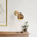 Marden Mid-Century Modern 1-Light Gold Wall Sconce Metal Armed Sconces with Dome Shade 1-Light-5.5 L