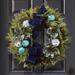 Bleu Heirloom Wreath - Frontgate