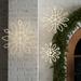 Snowflake with Mini LED Lights, Set of Three - Frontgate