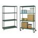 Focus Foodservice 24 in. x 54 in. FPS-Plus vented polymer shelf - Green - 24 x 54 in.