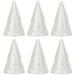 LED Candle Night Lights Set of 6 - Crystal Mini Christmas Lights - LED Night Lamps for Home Table Decor - Christmas Tree Decoration - Kids Friend Gift - New Year Present