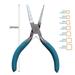 SUKIY Professional Round Square Wire Winding Pliers With Scale Wire Looping Pliers Diy