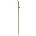 Kingston Brass CC3167 Vintage Convert to Shower (without Spout and Shower Head) Brushed Brass