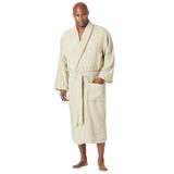 Men's Big & Tall Terry Bathrobe with Pockets by KingSize in True Khaki (Size 6XL/7XL)