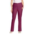 Plus Size Women's Freedom Waist Straight Leg Chino by Woman Within in Deep Claret (Size 34 W)