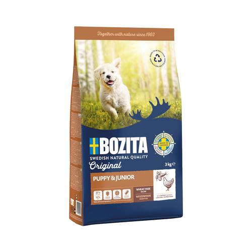 2x 3kg Bozita Original Puppy & Junior mit Huhn Hundefutter trocken