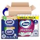 Doppelpack: Zewa Ultra Smart Toilettenpapier und Tempo Feuchte Toilettentücher - Megapack - Tempo Moist 16 Packungen mit je 42 Tüchern + Zewa Ultra Smart Toilettenpapier Großpackung, 36 Rollen