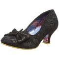 Irregular Choice Damen Dazzle Razzle Geschlossene Zehen-Pumps, Schwarz Schwarz Flash Yellow Flash Yellow Flash Yellow, 37 EU