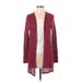 Divided by H&M Cardigan Sweater: Burgundy Sweaters & Sweatshirts - Women's Size Small
