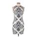 B. Darlin Casual Dress - Bodycon Crew Neck Sleeveless: Ivory Dresses - Women's Size 9