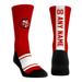 Unisex Rock Em Socks Scarlet San Francisco 49ers Throwback Jersey Custom Crew