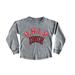Girls Youth Gameday Couture Gray UNLV Rebels Faded Wash Pullover Top