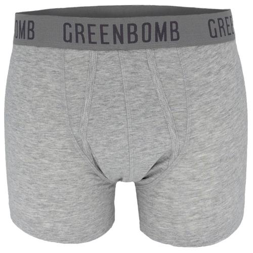 GreenBomb – Basic Trunk 3-Pack – Alltagsunterwäsche Gr XL grau