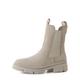 Tamaris Chelsea Boots aus Leder Damen kitt, 36