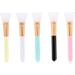 face makeup brushes silicone cosmetics scraper professional makeup brushes Foundation brush facial mud brush makeup brush for woman Facial brush cream Bamboo Miss Body powder brush