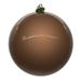 Vickerman 707449 - 3" Mocha Pearl Ball UV Drilled Cap Christmas Tree Ornament (12 Pack) (N590876DPV)