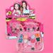 Girls Make Up Toy Set Pretend Play Princess Pink Makeup Beauty Safety Non-toxic Kit Cosmetic Toys