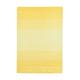 Tapis dégradé de couleur en laine jaune 90x160 cm