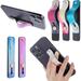 Phone Loop Finger Holders 5 Pcs Phone Strap Grip Holder Telescopic Cell Phone Stands Universal Silicone Colorful Phone Grip Stand Compatible with Most Smartphones Tablets(Color Painting)