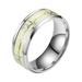 Fnochy Clearance Home Electrocardiogram Stainless Steel Ring Couple Ring Ring Ring