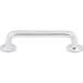 Top Knobs Rounded 4 Inch Center to Center Handle Cabinet Pull from the