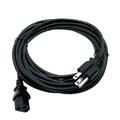 Kentek 25 Feet Ft AC Power Cable Cord For MACKIE THUMP SERIES TH-12A POWERED LOUDSPEAKER