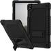 Doemoil for Onn 10.4 Tablet Pro 2023 Model: 100110603 Case Built in Kickstand Heavy Duty Hybrid Protective Case Hard Back Shell Case with Shoulder Strap for Walmart Onn 10.4 Tablet Pro - Black+Black