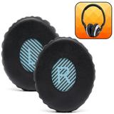 Wicked Cushions Replacement Ear Pads For SoundLink & SoundTrue OE2 (On-EAR) - Black | Softer Leather Luxurious Memory Foam