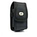 For Apple iPhone 12 mini Vertical Rugged Nylon Canvas Carrying Holster Case with Metal Belt Clip & Loop