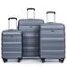 Hardside Expandable Spinner Wheel Luggage 3 Piece Luggage Sets PC Lightweight & Durable Expandable Suitcase TSA Lock 21"/25"/29"