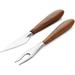 Nambe Curvo Cheese Knife and Fork Set