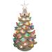 14" Lighted Table Top Christmas Tree with Star Topper