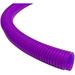 colored split wire loom tubing 3/8â€� inch 100 feet long - purple wire conduit cover for cords - corrugated tubing and protector for automotive wires â€“ durable polyethylene