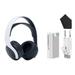Play Station Pulse 3D Wireless White Headset with Cleaning Kit Like New