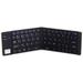 Sanoxy Foldable Wireless Keyboard Ultra Slim Mini BT Folding Keyboard Compatible for IOS Android & Windows - Black