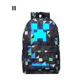 Children s Minecraf Luminous Backpack 15.6 Laptop Backpack with Waterproof Bookbag for School