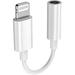 Lightning to 3.5mm Headphone Jack Adapter [Apple MFi Certified]Headphone Jack Audio Aux Adapter Dongle Cable Converter Compatible with14 13 12 11 XR XS Max X 8 7 iPad All iOS - White