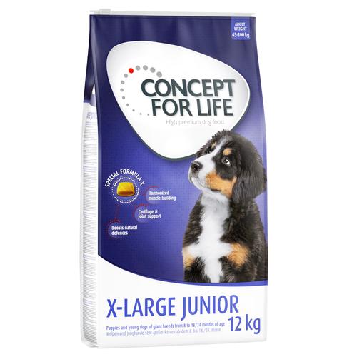 2x12 kg X-Large Junior Concept for Life Hundefutter trocken