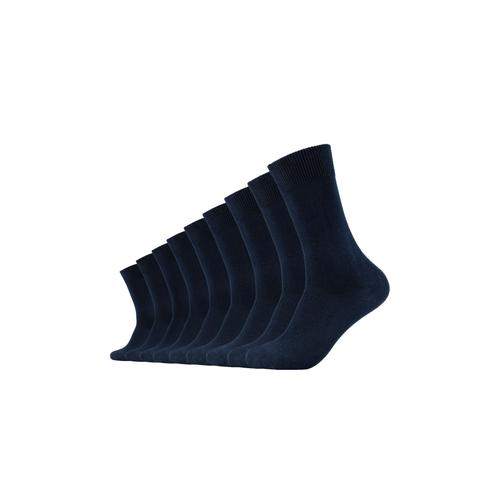 Socken CAMANO ""Socken 9er Pack"" Gr. 43/46, blau (navy) Damen Socken