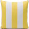 Kissenhülle GÖZZE "Bali" Gr. 1, gelb (gelb, weiß), B:40cm L:40cm, Polyester, Obermaterial: 65% Polyacryl, 35% Polypropylen, Kissenbezüge