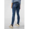 Comfort-fit-Jeans STREET ONE Gr. 29, Länge 32, blau (authentic indigo wash) Damen Jeans High-Waist-Jeans 4-Pocket Style